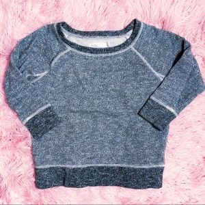 Madewell hi line french terry pullover